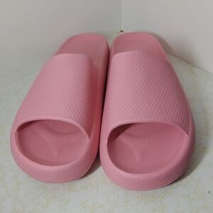32Degrees cool Pink foamy chunky pool slides, slight plataform (XL)